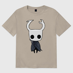 Футболка оверсайз мужская Рыцарь Hollow Knight, цвет: миндальный