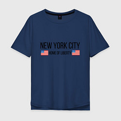 Мужская футболка оверсайз NEW YORK