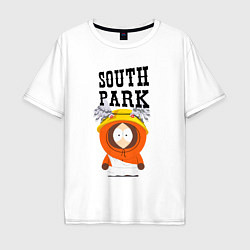 Футболка оверсайз мужская South Park Кенни, цвет: белый