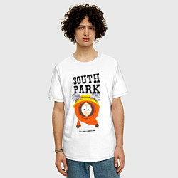 Футболка оверсайз мужская South Park Кенни, цвет: белый — фото 2