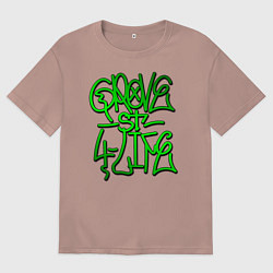 Мужская футболка оверсайз GTA Tag GROVE