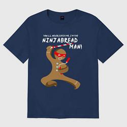 Мужская футболка оверсайз Пряничный ниндзя