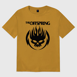 Футболка оверсайз мужская THE OFFSPRING, цвет: горчичный