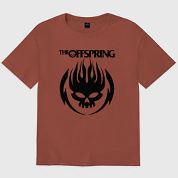Футболка оверсайз мужская THE OFFSPRING, цвет: кирпичный