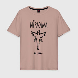 Мужская футболка оверсайз Nirvana In utero