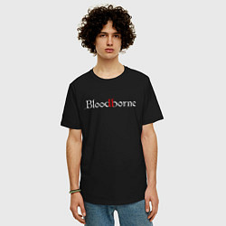 Футболка оверсайз мужская Bloodborne, цвет: черный — фото 2