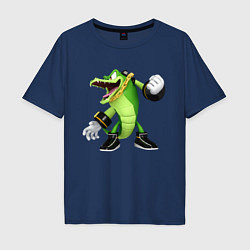 Мужская футболка оверсайз Sonic Crocodile