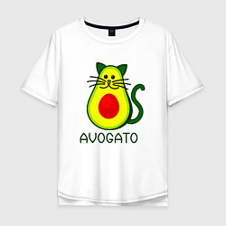 Мужская футболка оверсайз Avokado