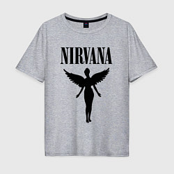 Футболка оверсайз мужская NIRVANA, цвет: меланж