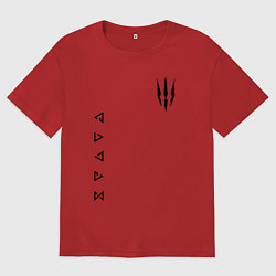 Мужская футболка оверсайз ВЕДЬМАК