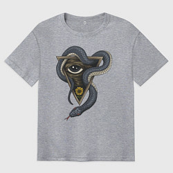 Мужская футболка оверсайз Иллюминаты