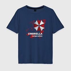 Футболка оверсайз мужская Umbrella, цвет: тёмно-синий