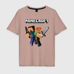 Мужская футболка оверсайз MINECRAFT