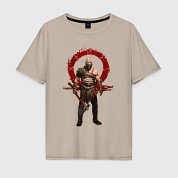 Мужская футболка оверсайз GOD OF WAR