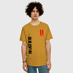 Футболка оверсайз мужская THE LAST OF US II, цвет: горчичный — фото 2