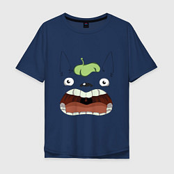 Мужская футболка оверсайз Scream Totoro