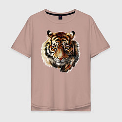 Мужская футболка оверсайз Тигр Tiger