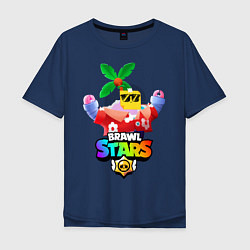 Мужская футболка оверсайз BRAWL STARS SPROUT TROPICAL