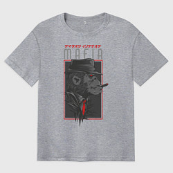 Футболка оверсайз мужская Black Business, цвет: меланж