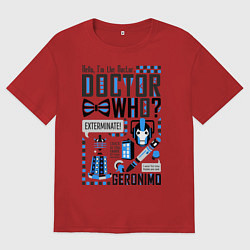 Мужская футболка оверсайз Hello, i'm the Doctor