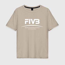 Мужская футболка оверсайз FIVB ВОЛЕЙБОЛ