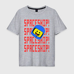 Мужская футболка оверсайз Spaceship