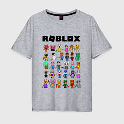 Мужская футболка оверсайз ROBLOX PIGGY