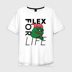 Мужская футболка оверсайз FLEX FOR LIFE