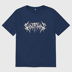 Футболка оверсайз мужская GHOSTEMANE, цвет: тёмно-синий