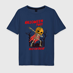 Мужская футболка оверсайз Halloween Party