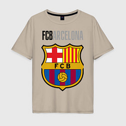 Мужская футболка оверсайз Barcelona FC