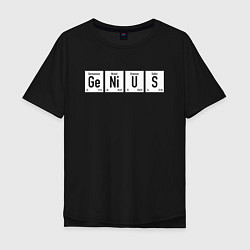 Мужская футболка оверсайз GENIUS