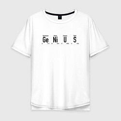 Мужская футболка оверсайз GENIUS