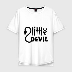 Мужская футболка оверсайз Маленький дьявол
