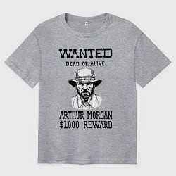 Футболка оверсайз мужская RED DEAD REDEMPTION, цвет: меланж