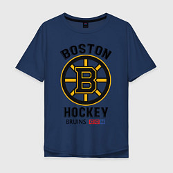 Футболка оверсайз мужская BOSTON BRUINS NHL, цвет: тёмно-синий