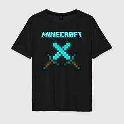 Мужская футболка оверсайз Minecraft