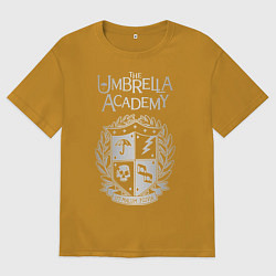Футболка оверсайз мужская Академия Амбрелла, цвет: горчичный