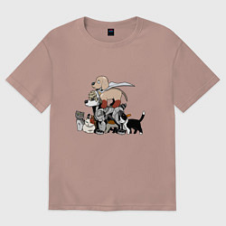 Мужская футболка оверсайз One Punch Man