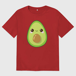 Футболка оверсайз мужская Avocado, цвет: красный