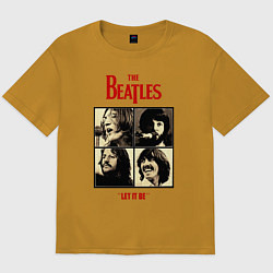 Мужская футболка оверсайз The Beatles LET IT BE