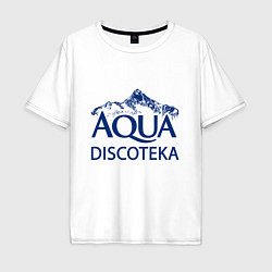 Мужская футболка оверсайз AQUADISCOTEKA