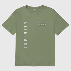 Футболка оверсайз мужская Infinity for razor, цвет: авокадо