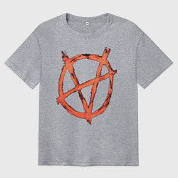 Футболка оверсайз мужская VETEMENTS 20, цвет: меланж