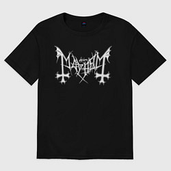 Футболка оверсайз мужская MAYHEM, цвет: черный