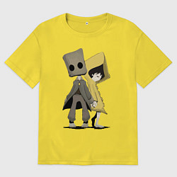 Футболка оверсайз мужская Little Nightmares, цвет: желтый