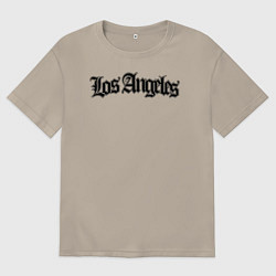 Мужская футболка оверсайз Los Angeles