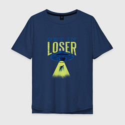 Футболка оверсайз мужская Get In Loser, цвет: тёмно-синий