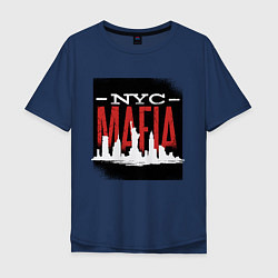Мужская футболка оверсайз New York Mafia
