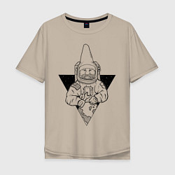 Мужская футболка оверсайз Gnome Chompski Astronaut